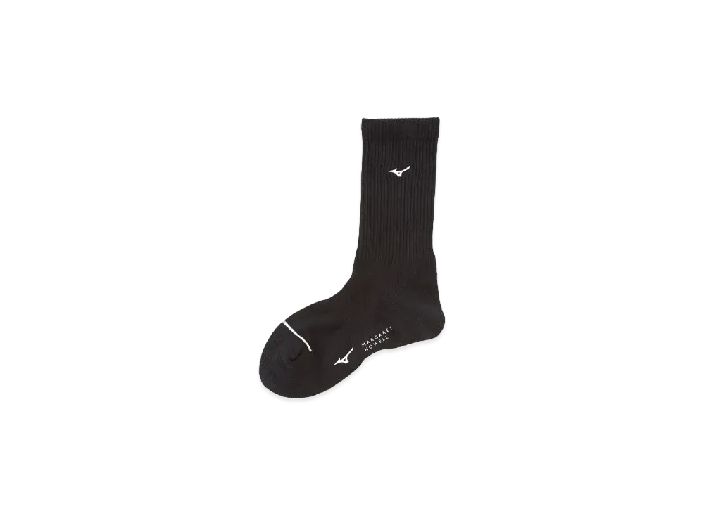 MIZUNO For Margaret Howell Women's Dry Vector Socks "Black"