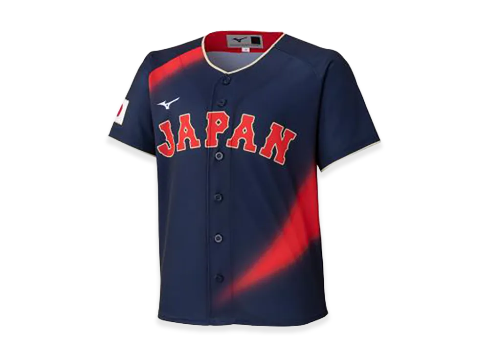 MIZUNO 2026WBC Junior Printed Uniform (Visitor) "Navy"