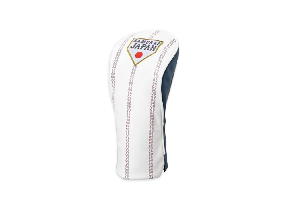 MIZUNO 2026WBC Samurai Japan Head Cover (For Driver) "White/Navy"