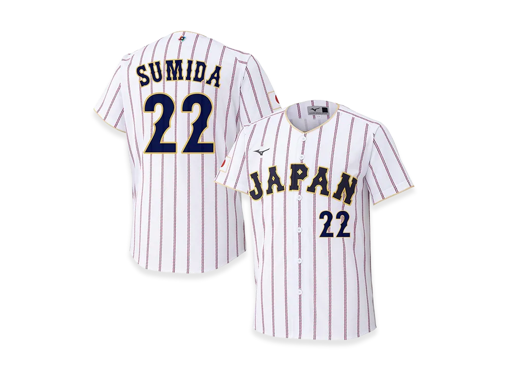 MIZUNO 2026WBC Chihiro Sumida 22 Replica Uniform (Home) "White"