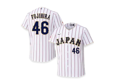 MIZUNO 2026WBC Shoma Fujihira 46 Replica Uniform (Home) "White"
