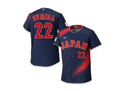 MIZUNO 2026WBC Shoma Fujihira 46 Replica Uniform (Visitor) "Navy"