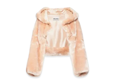 MIU MIU Women's Aspen Stole with Hood "Opal"