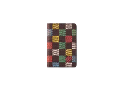 Louis Vuitton Pocket Organizer LV Vers Damier Ebene Coated "Multicolor"