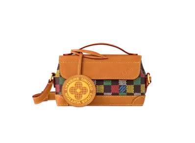 Louis Vuitton Steamer East West Wearable Wallet Damier Other LV Vers Damier Ebene Coated "Multicolor"