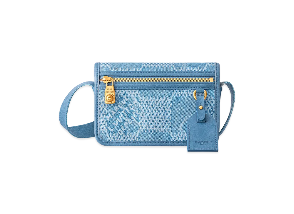 Louis Vuitton Bosphore Wearable Wallet "Denim Blue"
