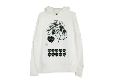 WTAPS 19AW Wt Hooded #2/ Sweatshirt.Cotton.Human Made "White"