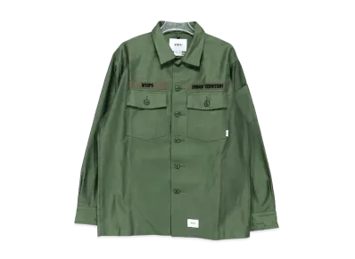 WTAPS 20AW Buds/Ls/Cotton. Satin "Olive"