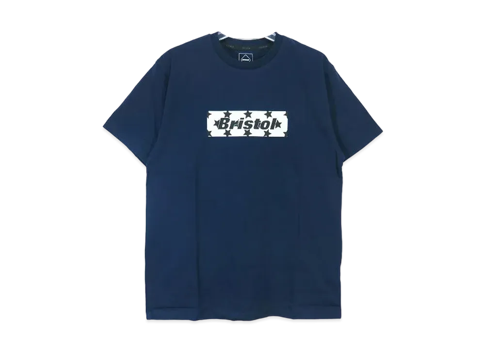 F.C.Real Bristol 23SS Box Logo Tee "Navy"
