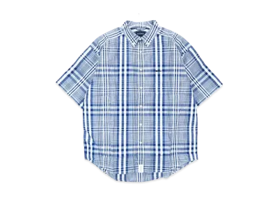 DESCENDANT 22SS Cleek Plaid SS Shirt Standard "Blue"