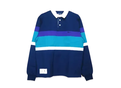DESCENDANT 20AW Puba Polo Ls "Navy"