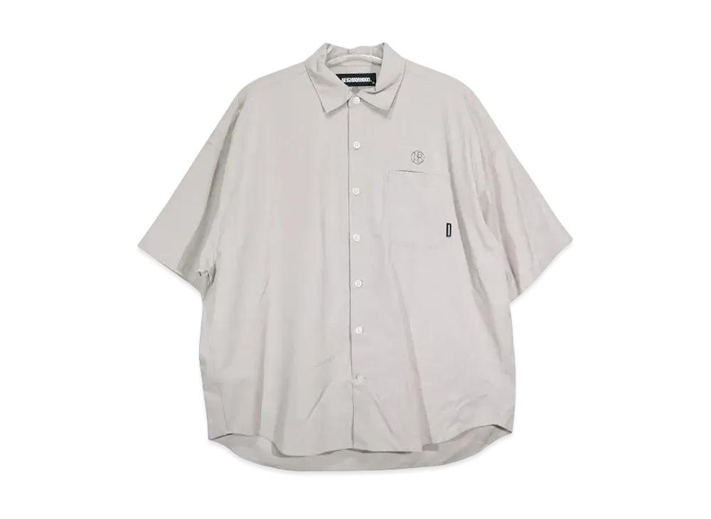 ネイバーフッド 22SS オーバー/RE シャツ SS "ベージュ"
