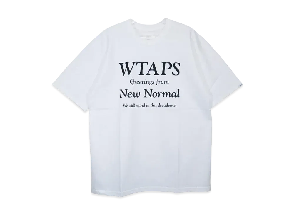 WTAPS 20SS New Normal SS Tee "White"