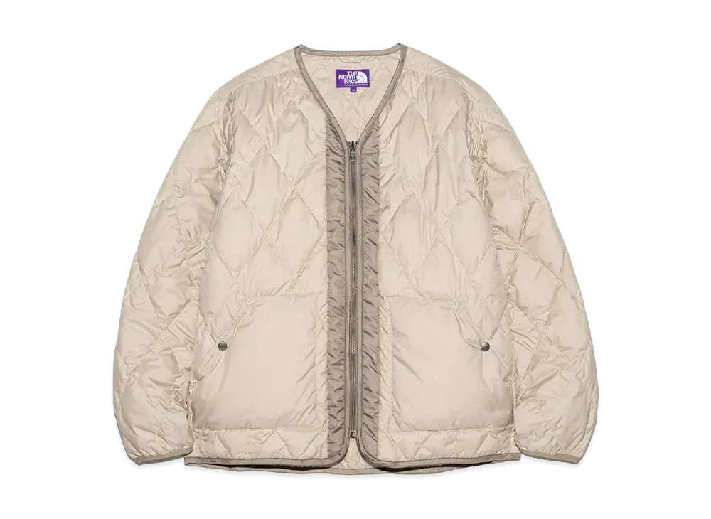 The North Face PURPLE LABEL PLAS Field Down Cardigan "Stone"