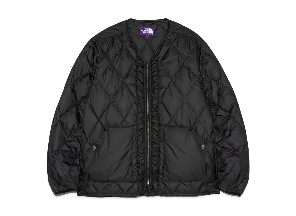 The North Face PURPLE LABEL PLAS Field Down Cardigan "Black"
