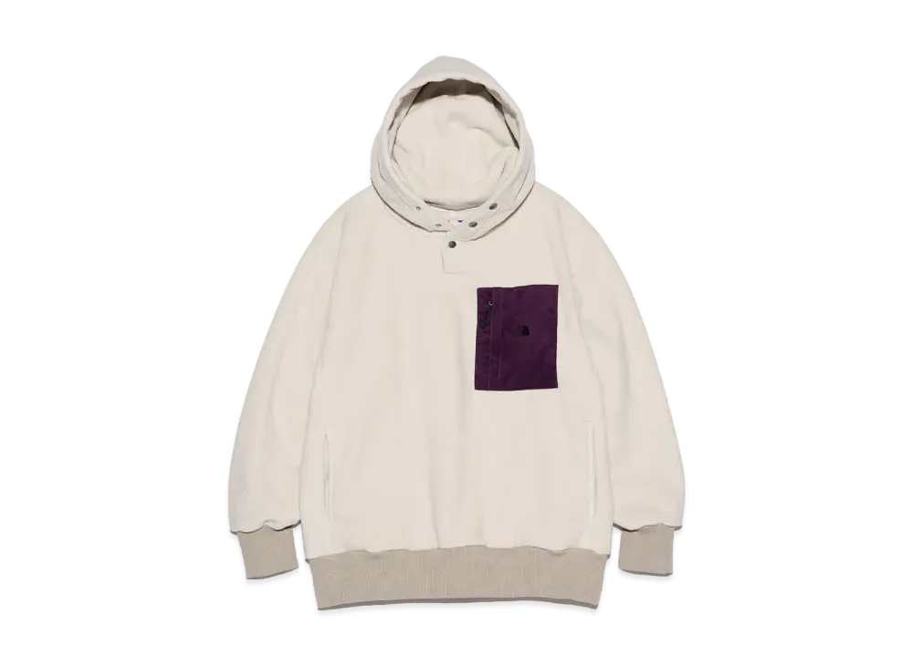 The North Face PURPLE LABEL Boa Fleece Field Hoodie "Stone"