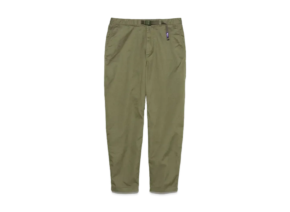 The North Face PURPLE LABEL COOLMAX Chino Wide Tapered Pants "Khaki Green"