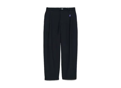 The North Face PURPLE LABEL Polyester Wool Oxford Wide Tapered Field Pants "Black"