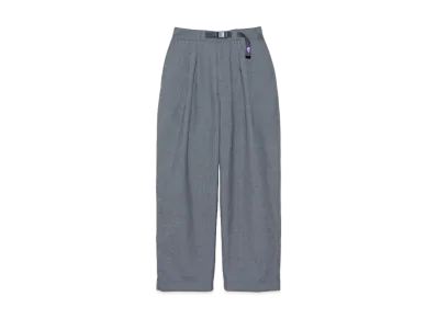 The North Face PURPLE LABEL Polyester Wool Oxford Tuck Field Pants "Mix Gray"