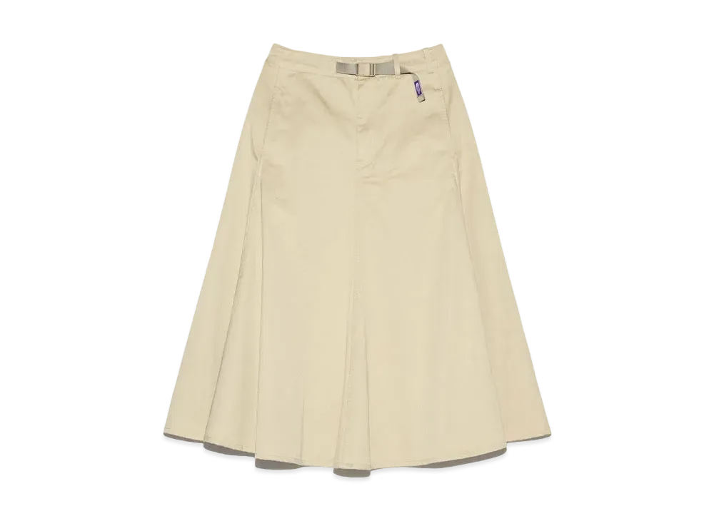 The North Face PURPLE LABEL Chino Flared Field Skirt "Beige"