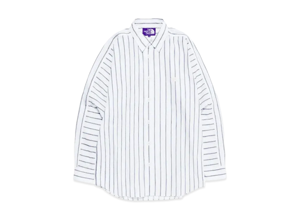 The North Face PURPLE LABEL Striped Field Shirt "White"