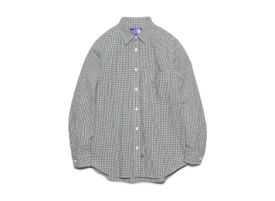 The North Face PURPLE LABEL Regular Collar Gingham Field Shirt "Asphalt Gray"