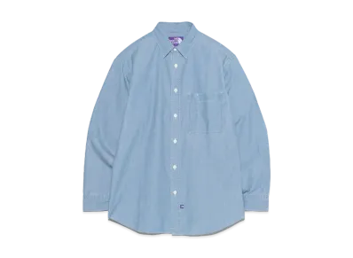 The North Face PURPLE LABEL Regular Collar Chambray Field Shirt "Indigo Bleach"