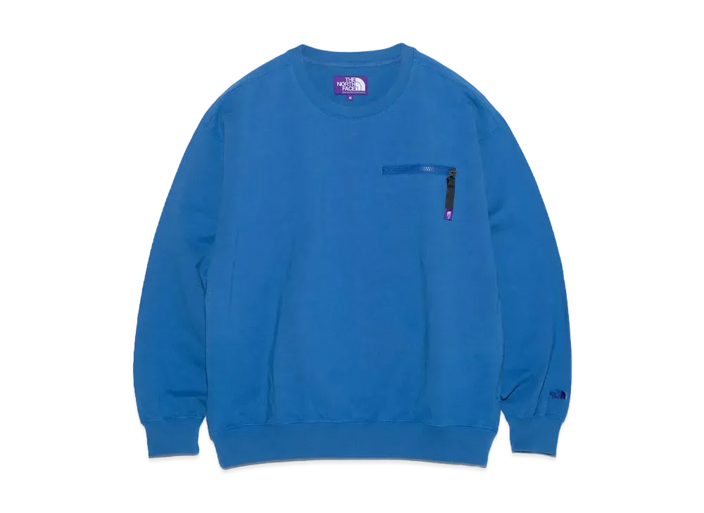 The North Face PURPLE LABEL 9.5oz Cotton Jersey Field Pullover "Royal Blue"