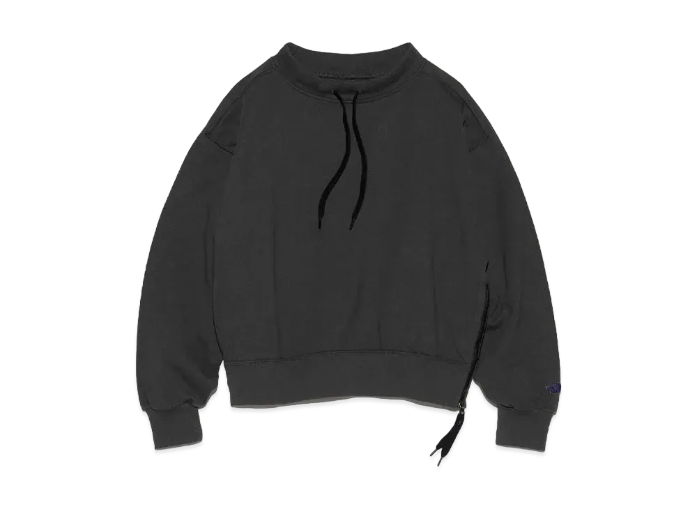 The North Face PURPLE LABEL 9.5oz Cotton Jersey Field Mockneck Pullover "Charcoal"