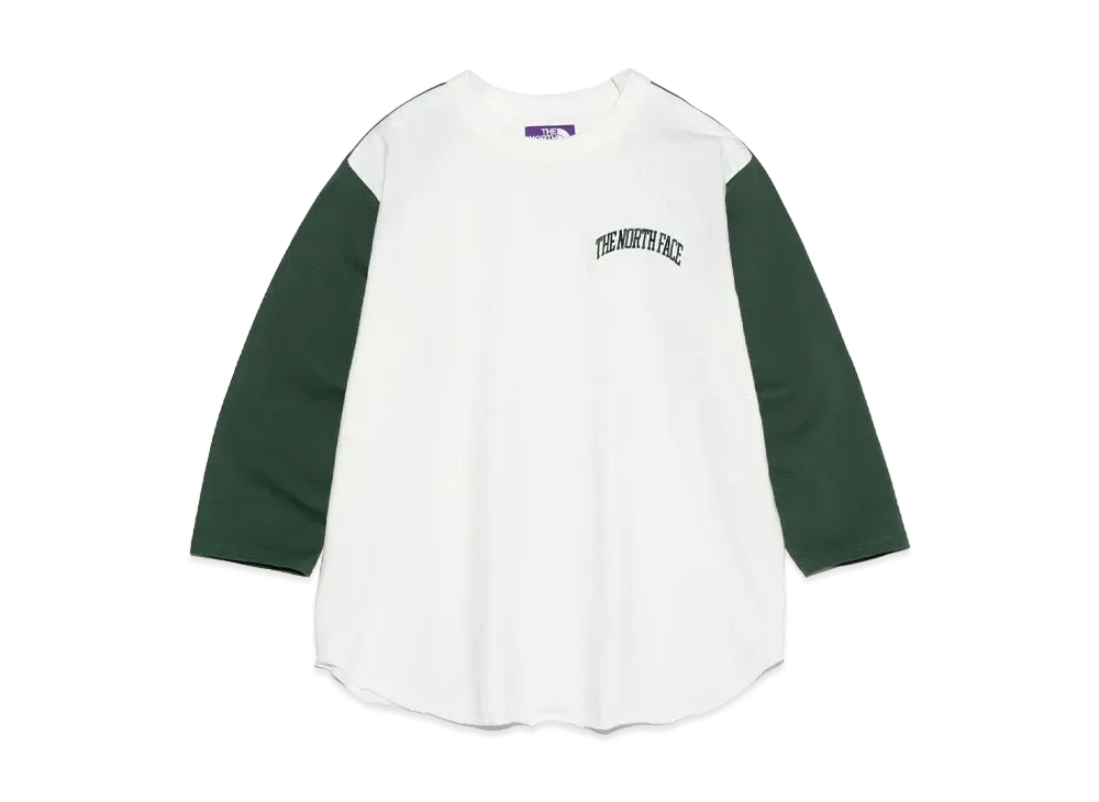 The North Face PURPLE LABEL 7oz Field Baseball Tee "Off White"