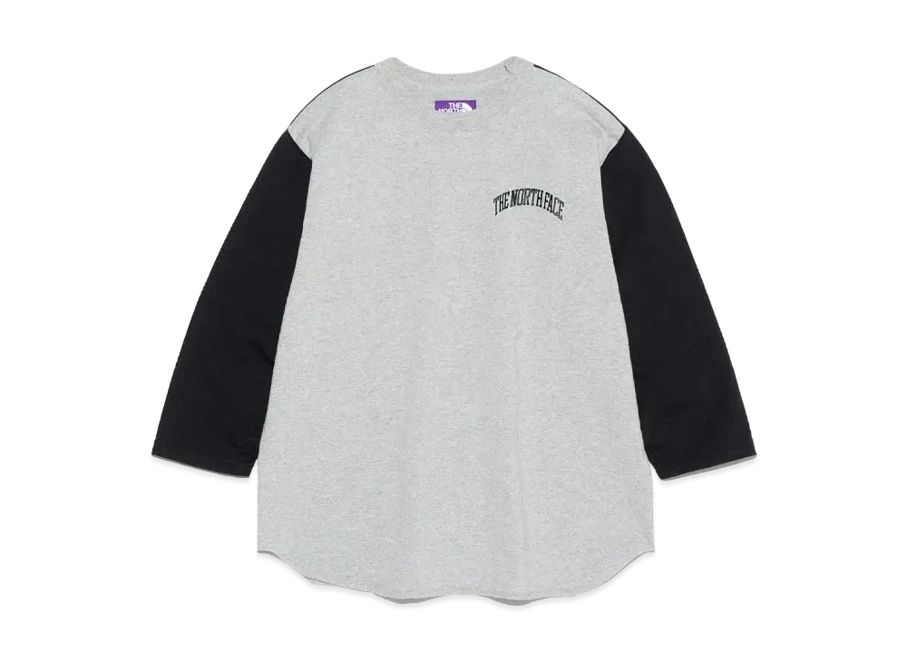 The North Face PURPLE LABEL 7oz Field Baseball Tee "Mix Gray"