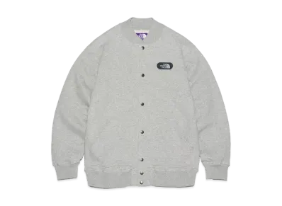 The North Face PURPLE LABEL 11oz Snap Cardigan "Mix Gray"
