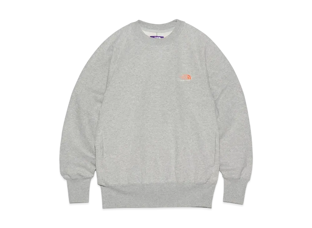 The North Face PURPLE LABEL 11oz Crewneck Graphic Sweatshirt "Mix Gray"