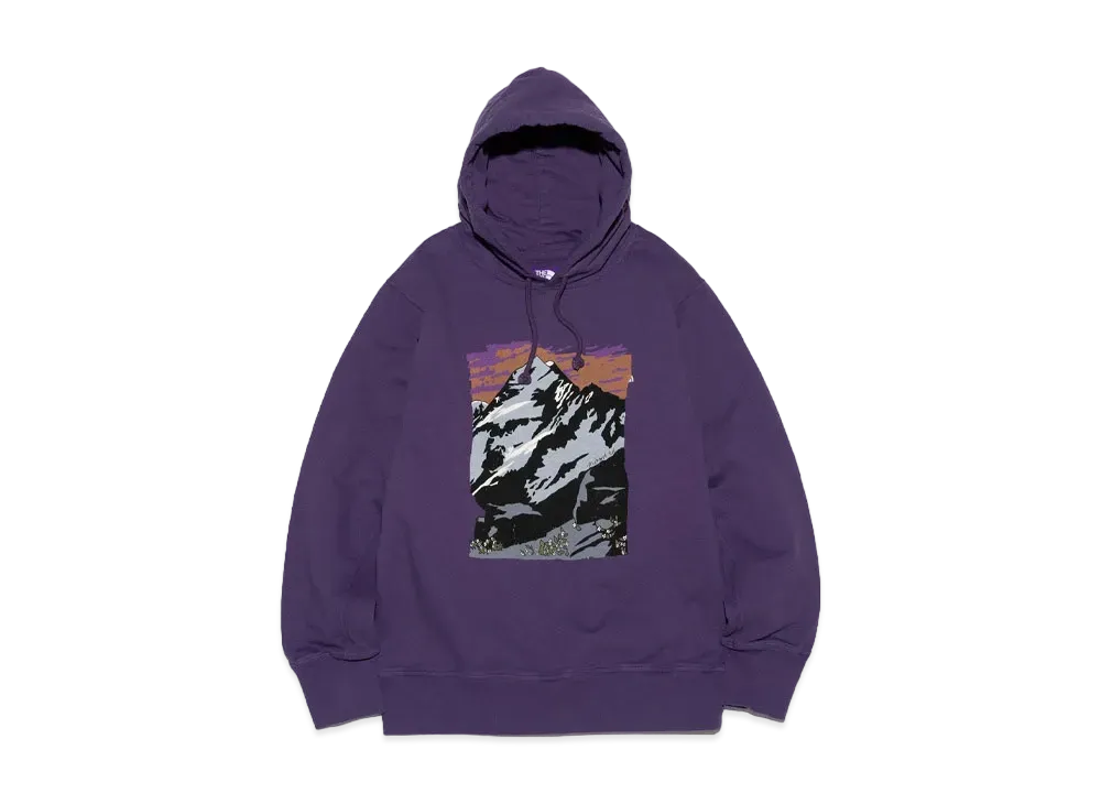 The North Face PURPLE LABEL 10oz Mountain Graphic Hoodie "Purple"