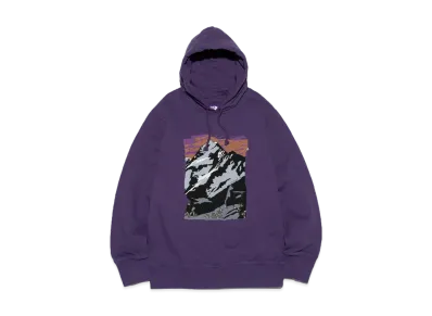 The North Face PURPLE LABEL 10oz Mountain Graphic Hoodie "Purple"