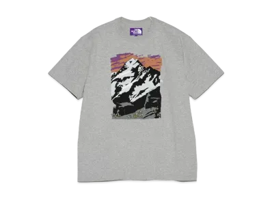 The North Face PURPLE LABEL 7oz Mountain Graphic Tee "Mix Gray"