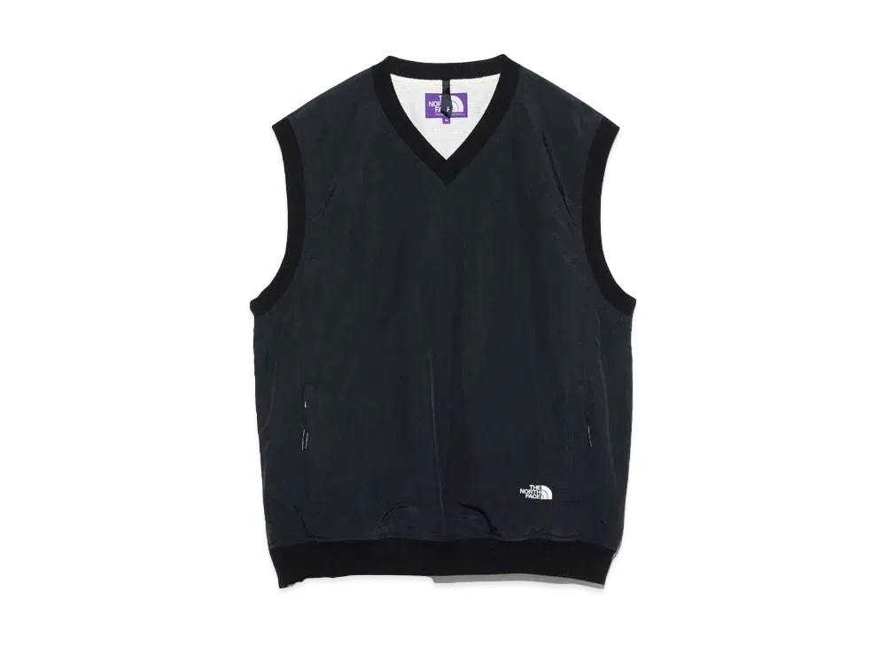 The North Face PURPLE LABEL Nylon Tussah Field Vest "Black"