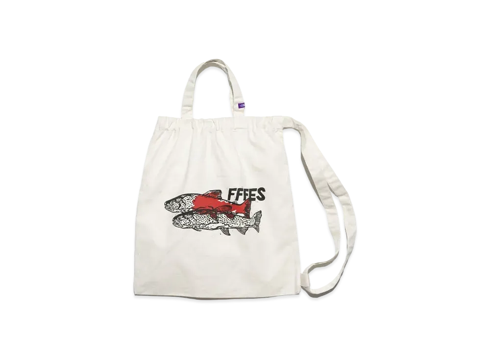 The North Face PURPLE LABEL FFFES Graphic Tote "Off White"