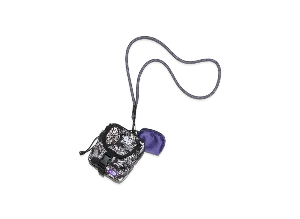 The North Face PURPLE LABEL Paisley Print Stroll Utility Case "Black"