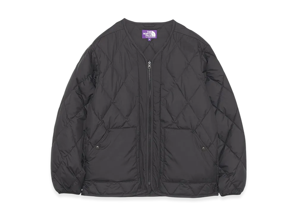 The North Face Purple Label Pertex Quantum Plas Field Down Cardigan "Black"