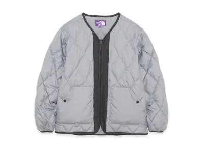 The North Face Purple Label Pertex Quantum Plas Field Down Cardigan "Light Gray"