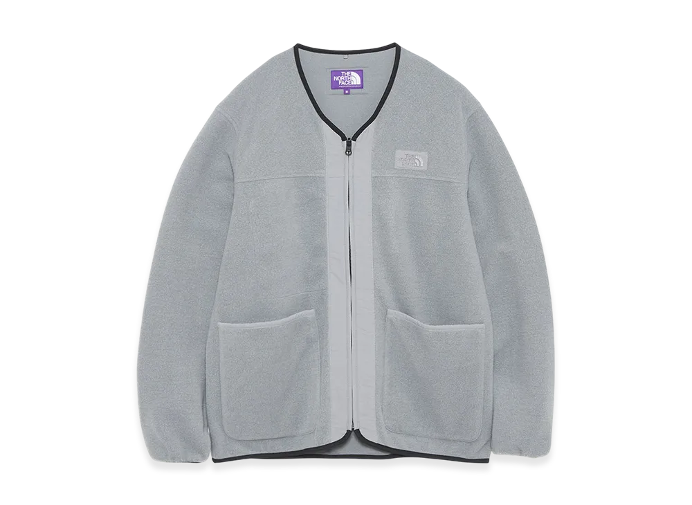 The North Face Purple Label Plas Fleece Field Cardigan "Light Gray"