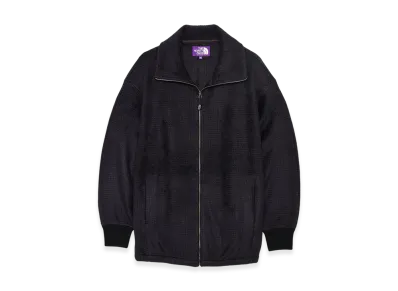 The North Face Purple Label Polartec Wool Fleece Zip Up Sweater "Black"