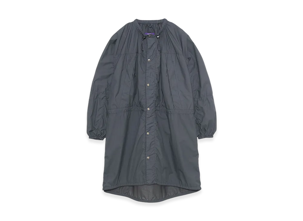 The North Face Purple Label Garment Dyed Nylon Field Shirred Coat "Asphalt Gray"