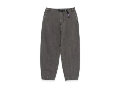 The North Face Purple Label Denim Wide Tapered Field Pants "Gray"