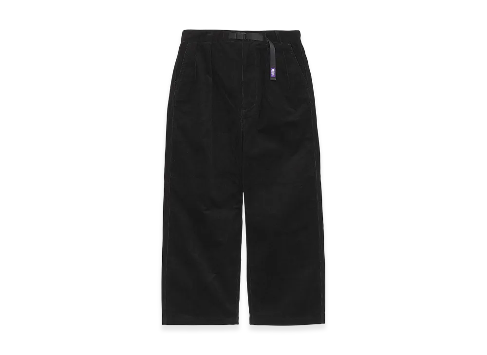 The North Face Purple Label Corduroy Wide Straight Field Pants "Black"