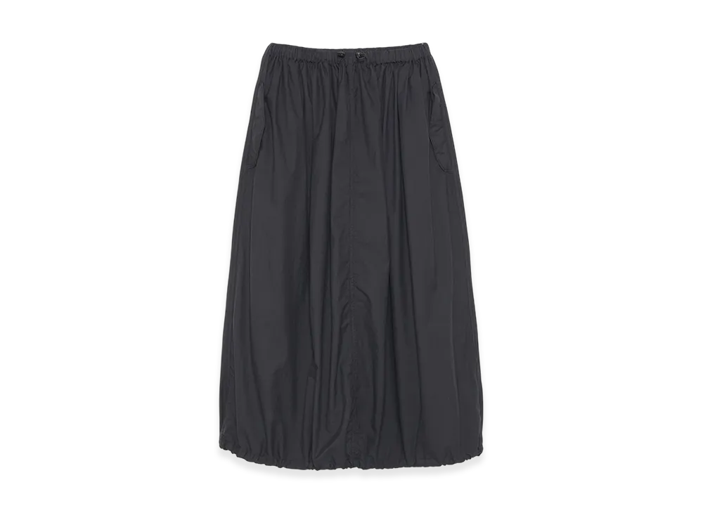 The North Face Purple Label Garment Dyed Nylon Over Skirt "Black"