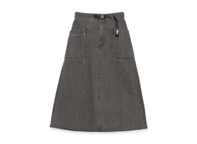 The North Face Purple Label Denim Field Skirt "Gray"