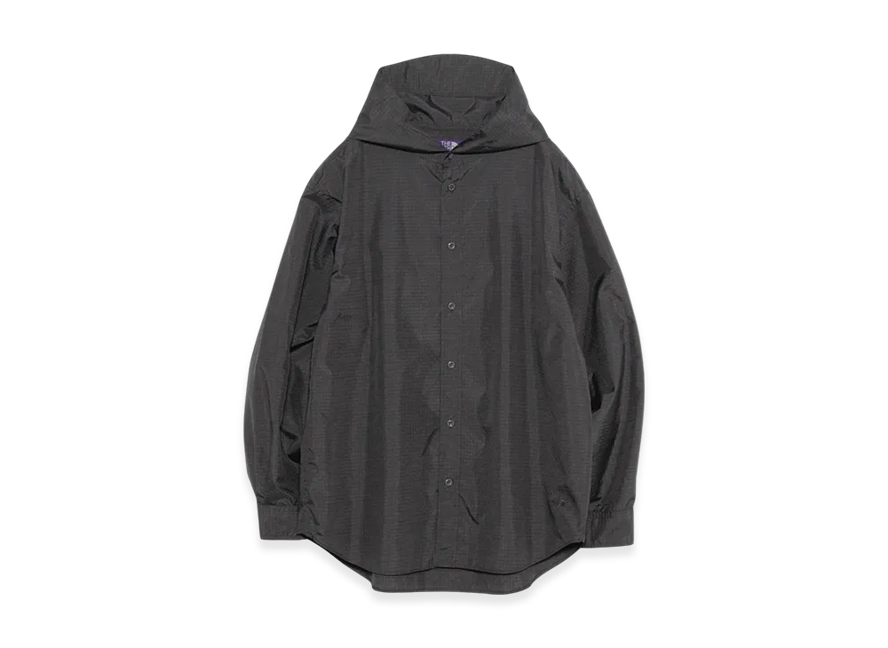 The North Face Purple Label Graph Check Mountain Hooded Shirt "Asphalt Gray"