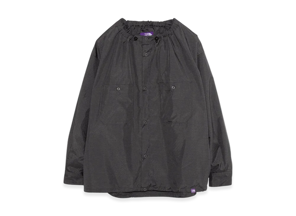 The North Face Purple Label Graph Check Field Shirred Shirt "Asphalt Gray"